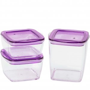 Bộ Hộp Crystal Vuông